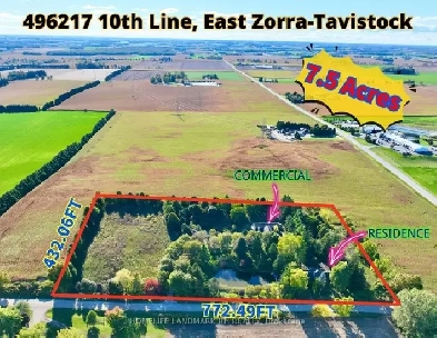 496217 10th Line, East Zorra-Tavistock 7.5Acres For  $1.388M Image# 4