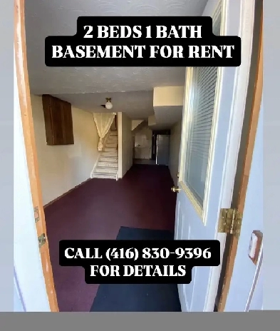 2 Beds 1 Bath Basement for Rent Image# 1