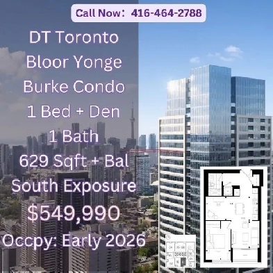 Live steps from the luxury Yorkville, SELL AT A BIG LOSS! Image# 1