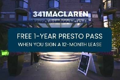 All Inclusive 1-Bed Apartment Centretown, Move in February 1! Image# 5