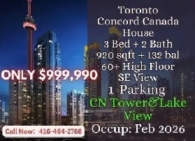 Canada house Million CN Tower  Lake View at STEAL PRICE
