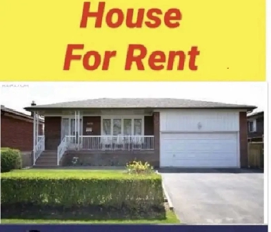 Three bedroom house for rent in Malton Mississauga Image# 1