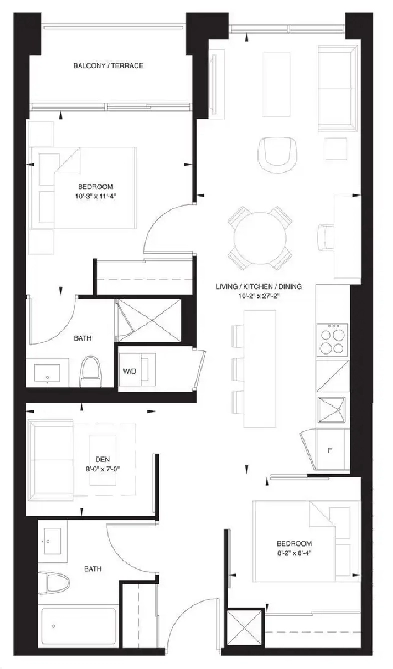 Bright 2 Bed   Den | 2 Bath Condo in Forest Hill | Steps to TTC Image# 10