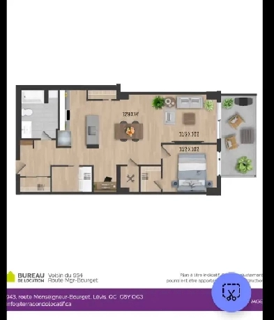 3 1/2 a louer Image# 2