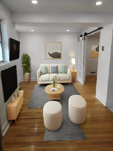 Lumineux 3½ - 15 min Downtown – Parking – Électro – Cour – Chat Image# 3