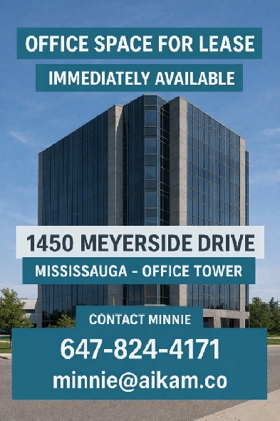 Office Space for Lease – Prime Location | 1450 Meyerside Drive, Image# 1