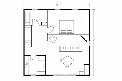 1  Bedroom Apartment, Second Floor of Character Two Unit Home Image# 3