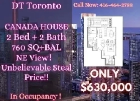 Last Chance! 2B2B Canada House Lake & City Views ONLY $630k!! Image# 2