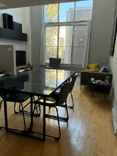 Loft meubl  louer au coeur du plateau Montroyal