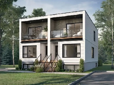 JUMELÉ MODERNE NEUF À VENDRE - RIVIÈRE-DU-LOUP