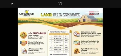 Elder Farms Ltd - Land for Sale by Tender
