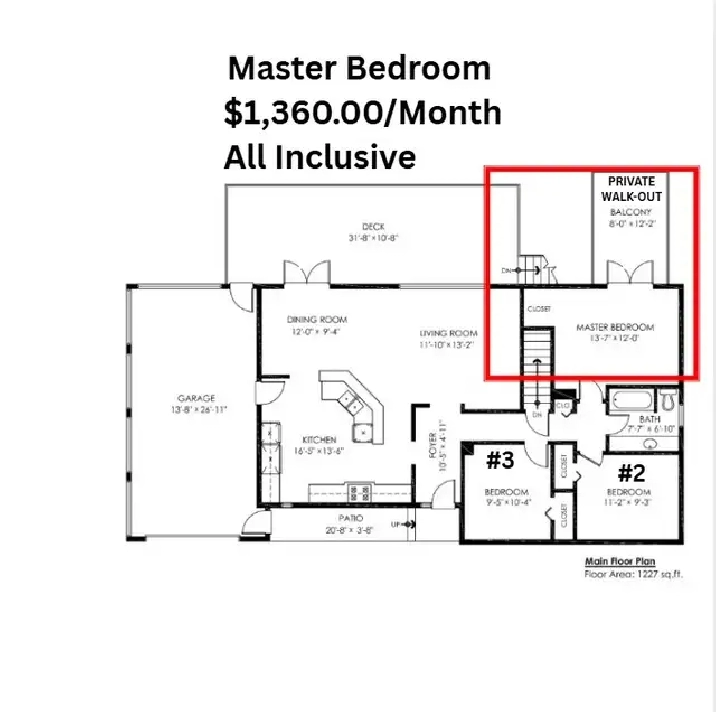 All-Inclusive Month-To-Month Room Rentals