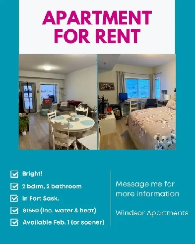 Apartment For Rent in Fort Saskatchewan - avail. Feb. 1st Image# 3