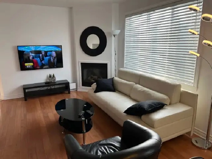 4 1/2 condo entièrement meublé à louer Laval-Location temporaire