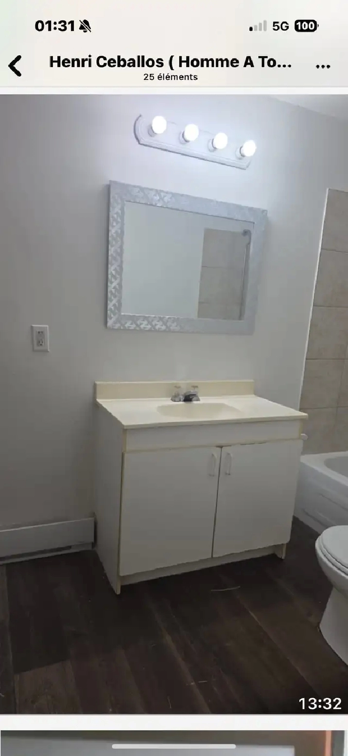 5 1/2 à louer 1450$ sainte-julienne