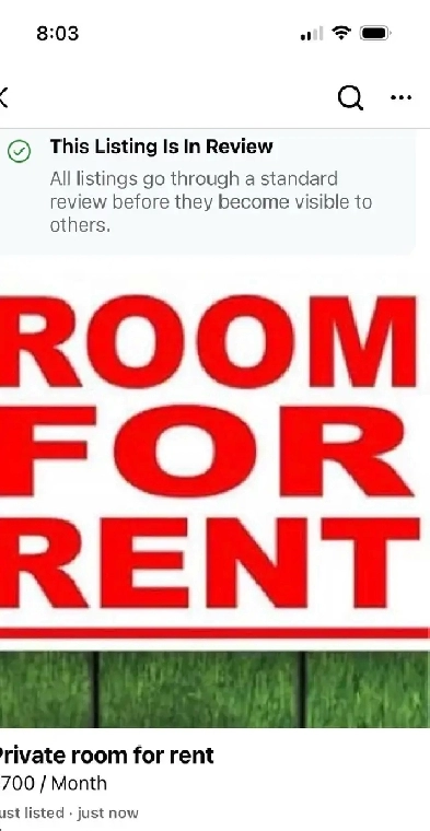 room for rent