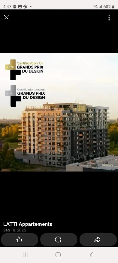 Short term rental appartment