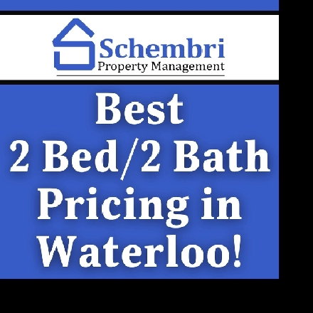 BEST 2B2B APARTMENT PRICE IN WATERLOO! NEAR WLU/UW/CC! Image# 1