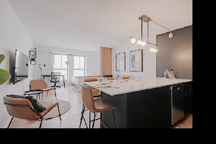 Loft entièrement meublé à louer Saint-Jean-Baptiste juillet 2026