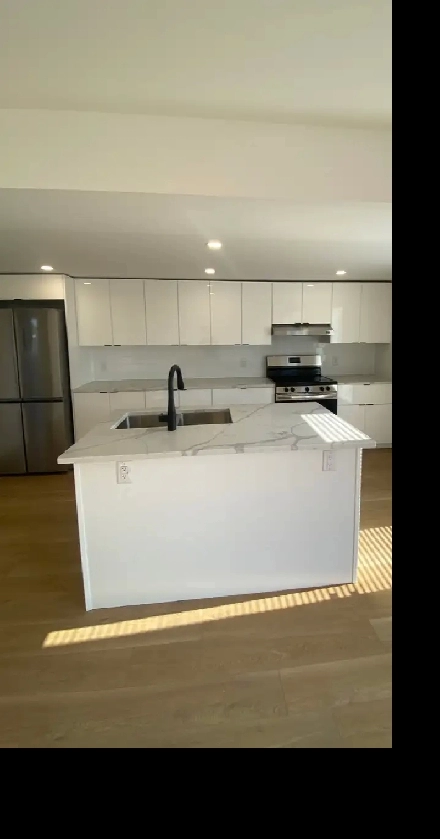 Brand new: 2 bed, 1 bath units with private entrance & parking