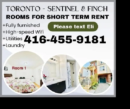Toronto daily rent rooms Image# 1