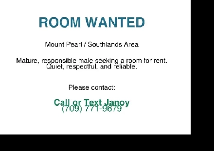 Looking for Room to Rent