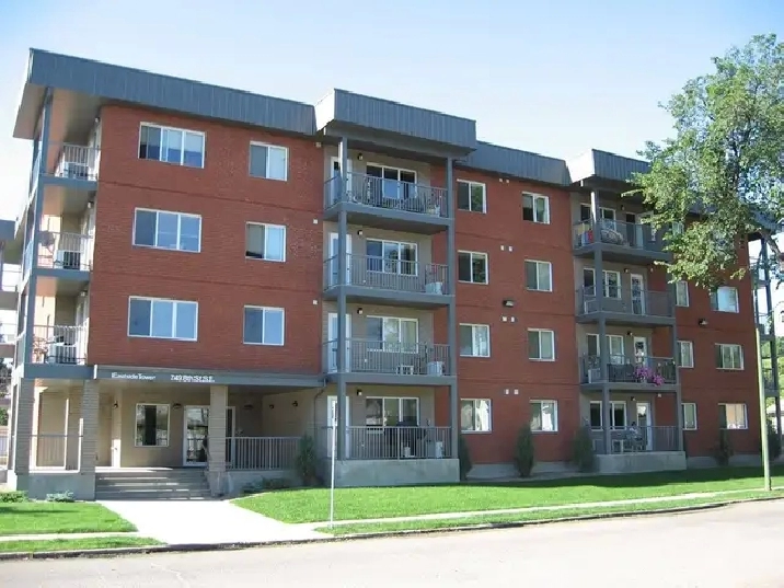 1 bedroom/den in secured building with elevator