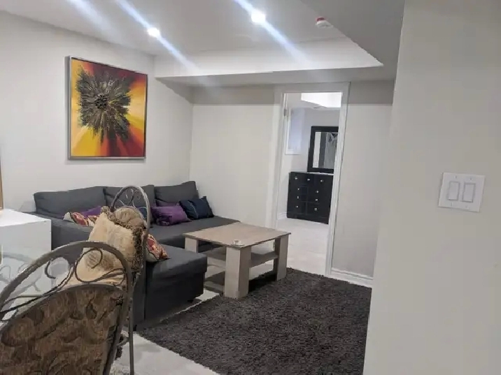 A beautiful upper level fully furnished basement for rent