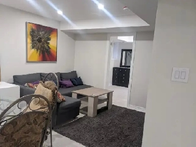 A beautiful upper level fully furnished basement for rent