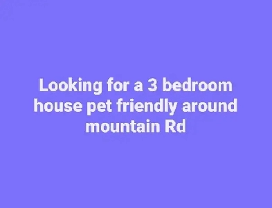 looking for a 3 bedroom house pet friendly for February 27th Image# 1