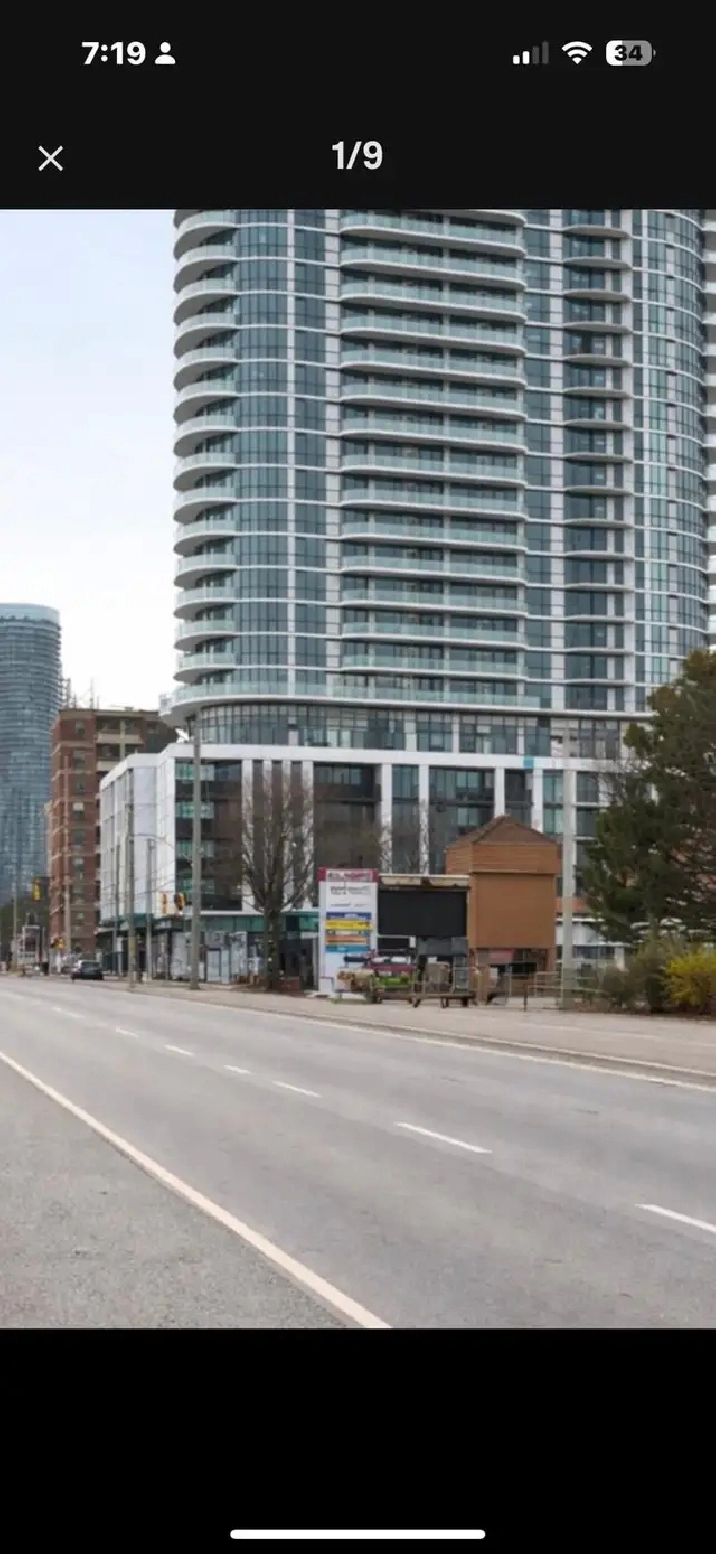 Mississauga Downtown 2 Bedroom 2 Bath Condo | For Rent