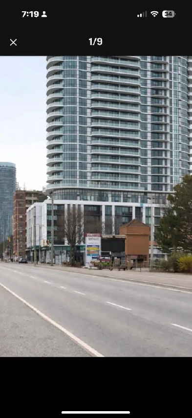 Mississauga Downtown 2 Bedroom 2 Bath Condo | For Rent