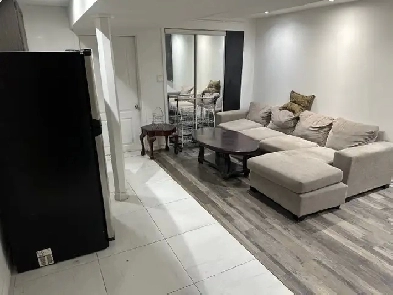 1 Bedroom for Rent in Brampton Detached House Basement