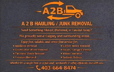 SAME-DAY SERVICE A 2 B HAULING/ JUNK REMOVAL Image# 2