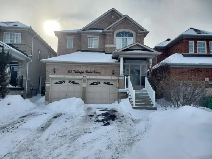 4 bedroom 2.5 bathroom detached house for rent in Brampton $3500