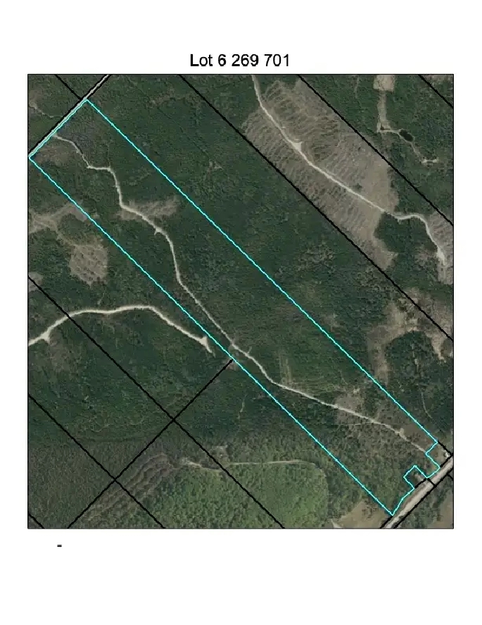 Lot boisé à vendre