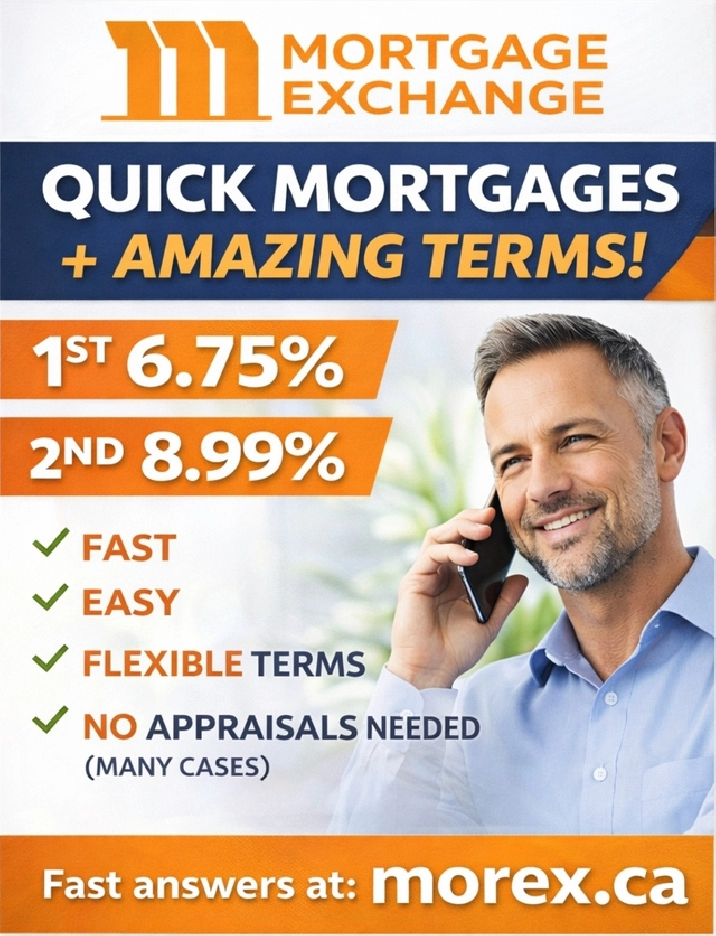 Need Money Fast? 1st & 2nd Mortgages at 6.75%!