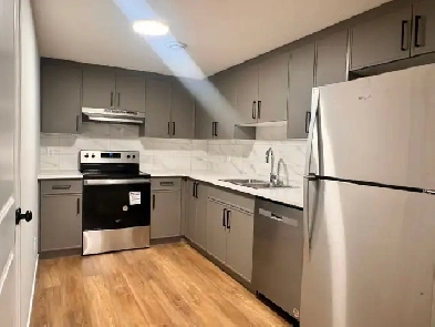 Beautiful brand new,  1-bedroom basement suite Available NOW Image# 1