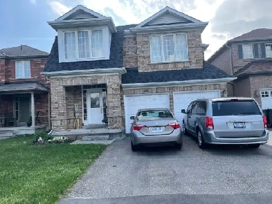 4Bedroom Detached Home chinguacousy/sandlewood Available March01