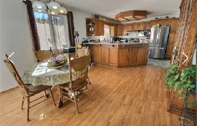 House, several outbuildings & 3 acres along beaver river