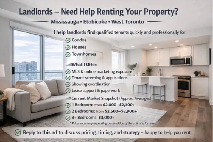 Rent Your Condo, House, or Townhome Hassle-Free
