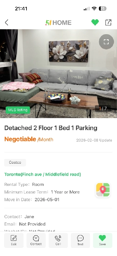 Room for Rent available in May - Quiet Neighborhoood Image# 1