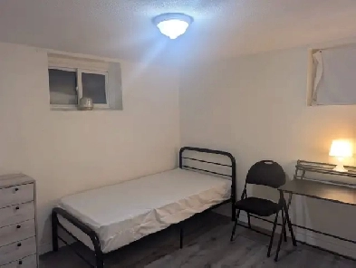 Private Furnished Basement Room only For FemaleAll Included550