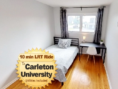 Furnished Room All inclusive Semi Private Bath 6 min LRT Station Image# 1