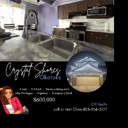 Detached Crystal Shores House for Sale in Okotoks Lake Community Image# 1