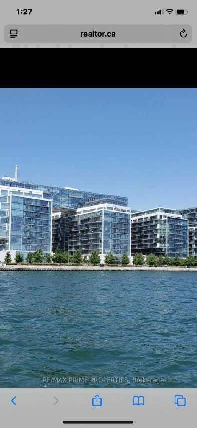 Downtown waterfront 1 Den bed full Furnished