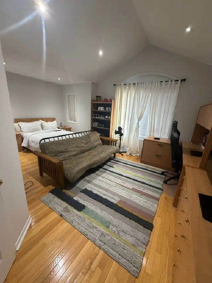 Furnished large room with private full bathroom