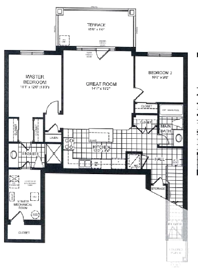 Beautiful 2 Bedroom Condo with Walk Out Patio   Parking Image# 1