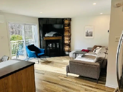 Condo meublé au bas des pentes du Mont St-Sauveur