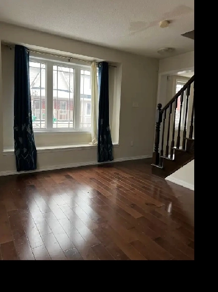 Townhouse for immediate rent in the heart of Brampton, ON